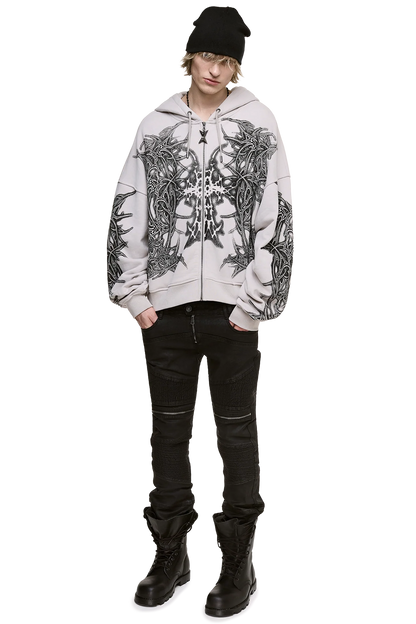 Minga London Zyre Zip Up Hoodie