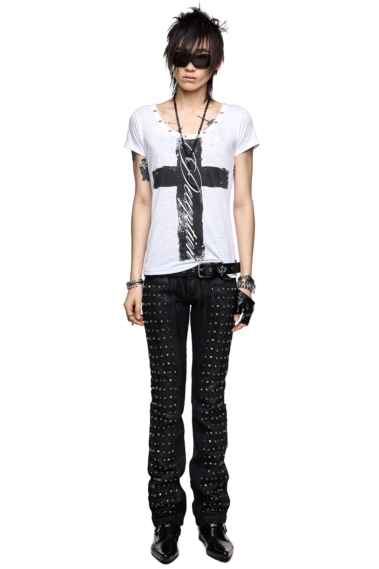 Minga London Riot Studded Bootcut Jeans