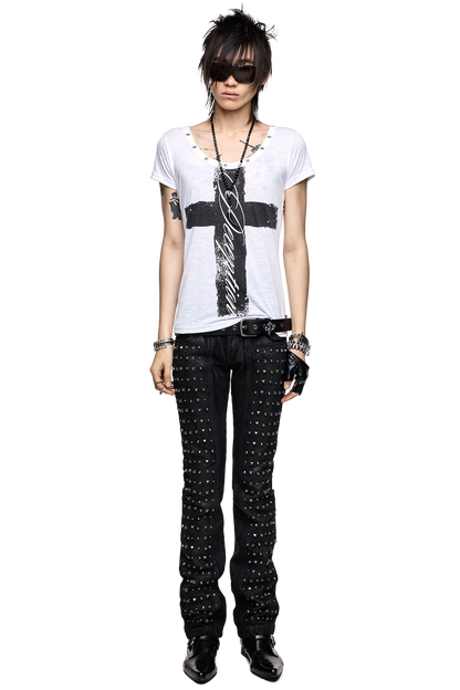 Minga London Riot Studded Bootcut Jeans