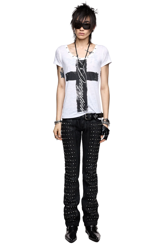 Minga London Riot Studded Bootcut Jeans