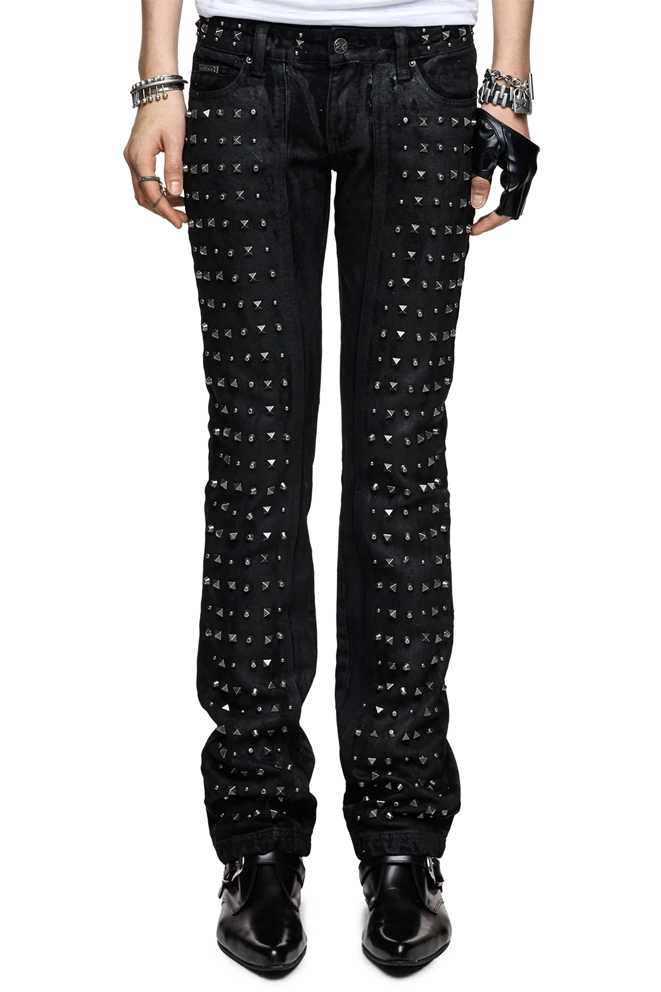 Minga London Riot Studded Bootcut Jeans