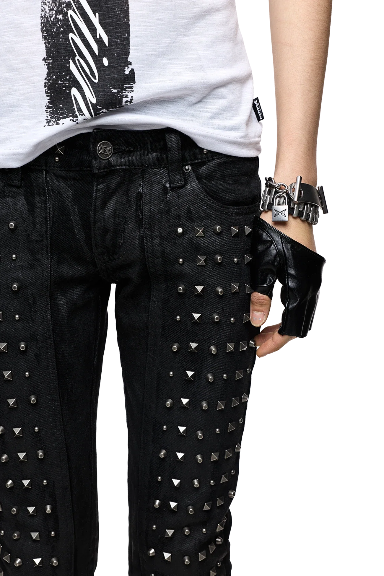 Minga London Riot Studded Bootcut Jeans