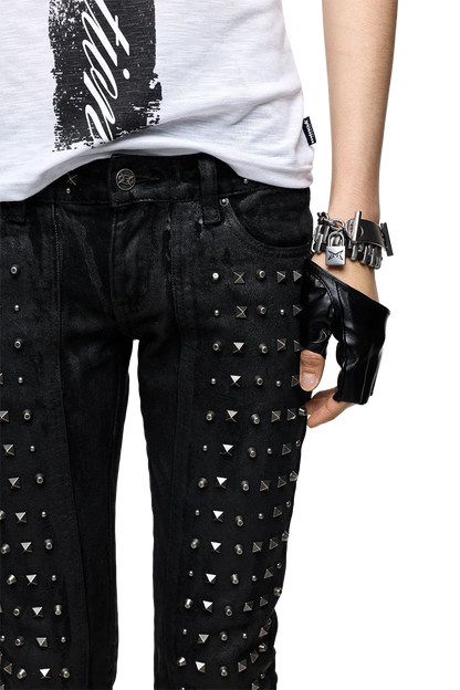 Minga London Riot Studded Bootcut Jeans