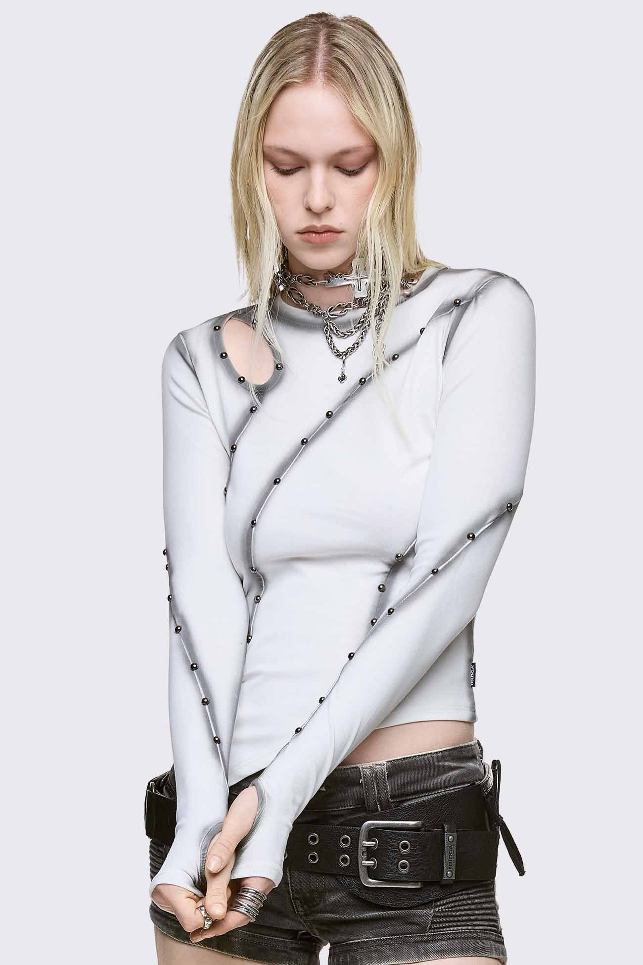 Minga London Trixx Cut-Out Top