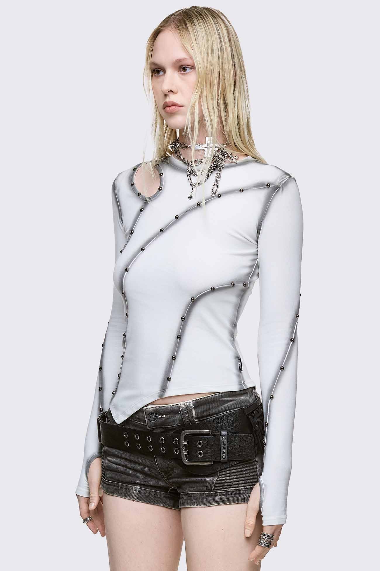 Minga London Trixx Cut-Out Top