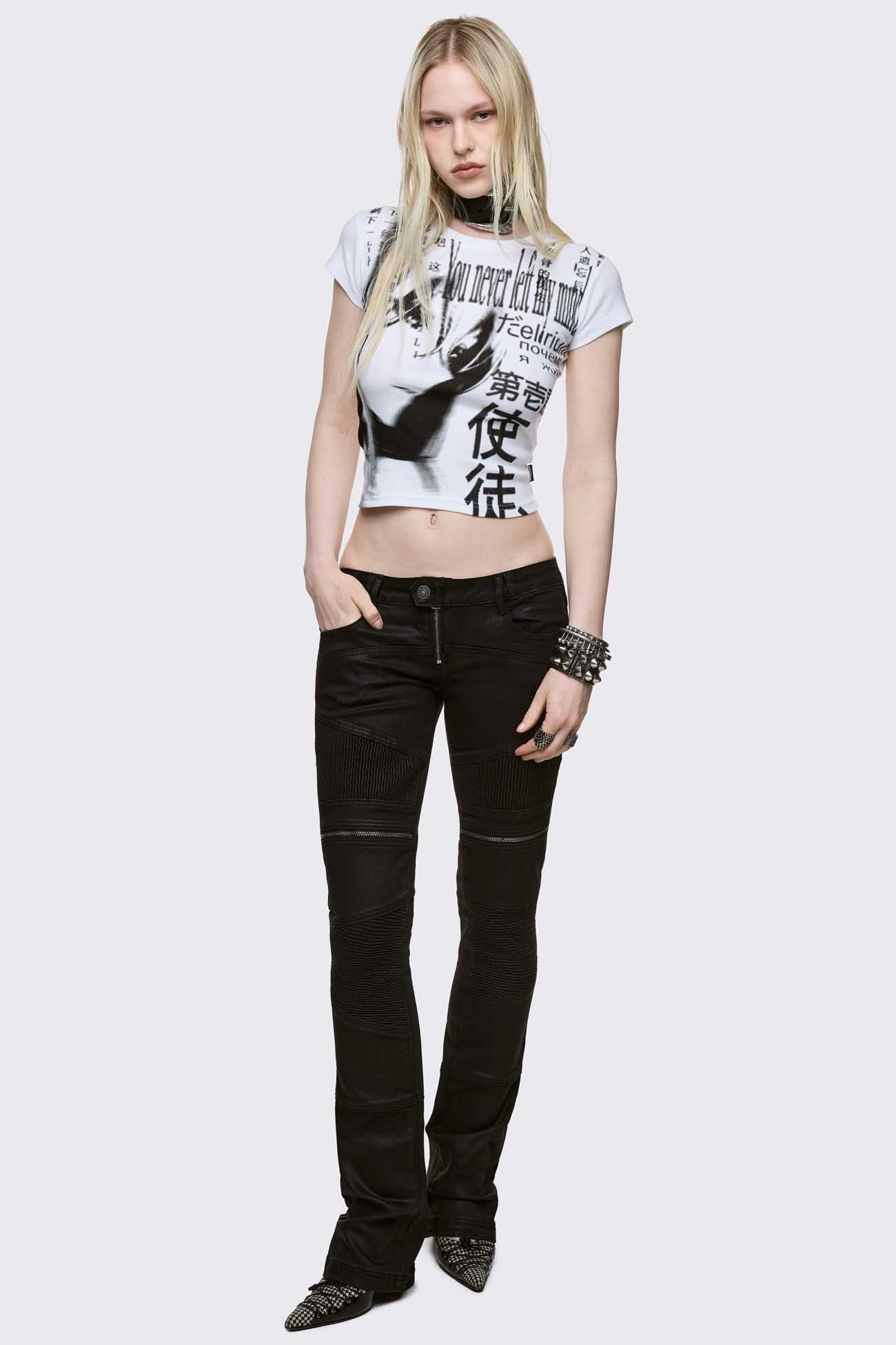 Minga London Mind Glitch Baby Tee