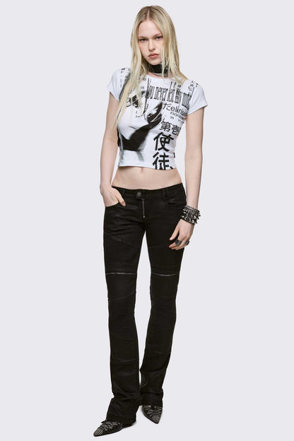 Minga London Mind Glitch Baby Tee