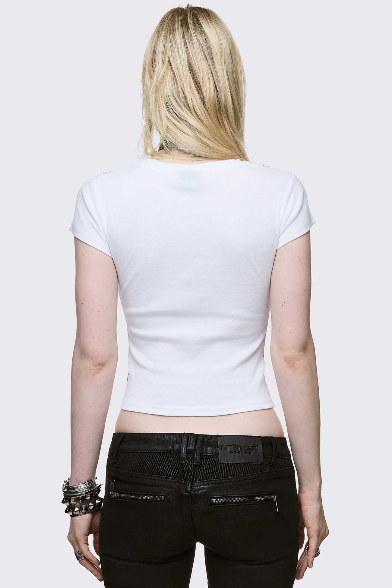 Minga London Mind Glitch Baby Tee
