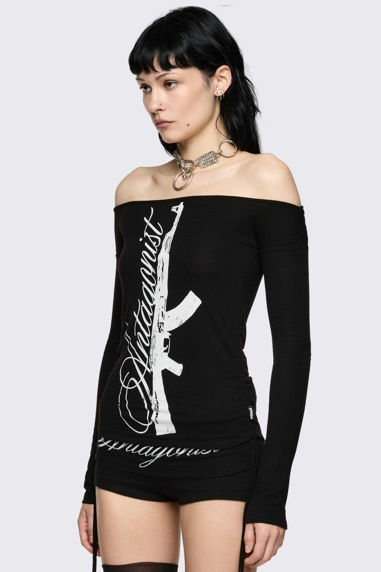 Minga London Antagonist Off-Shoulder Top