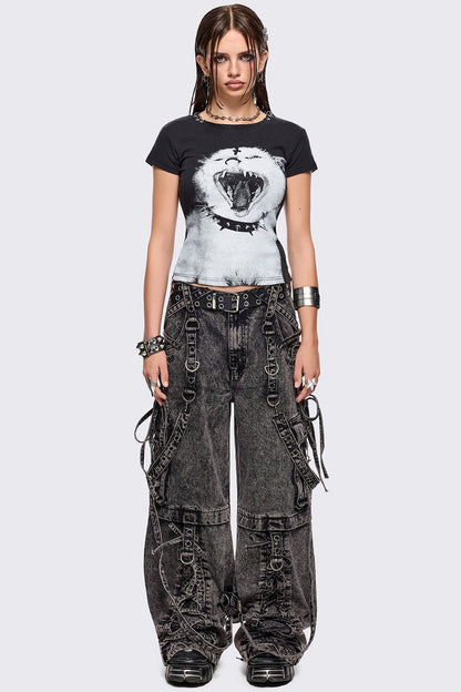 Minga London Nine Lives in Hell Baby Tee