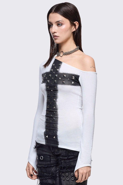 Minga London Samantha Off-Shoulder Top