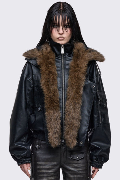 Minga London Becky Aviator Jacket