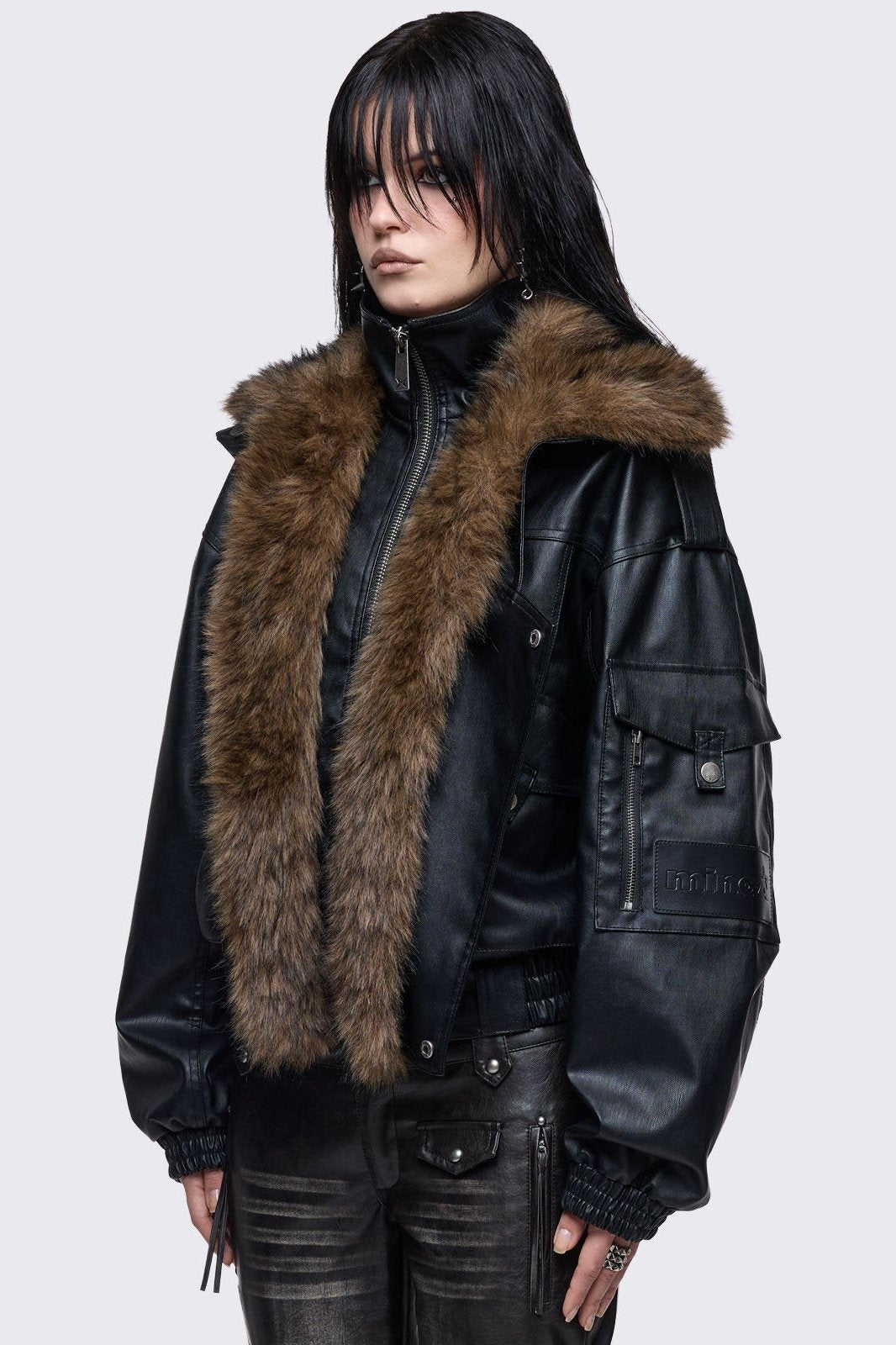 Minga London Becky Aviator Jacket