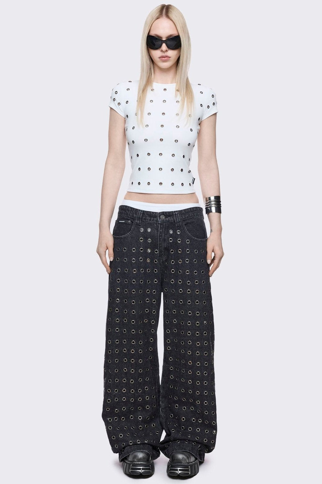 Minga London Rogue White Baby Tee