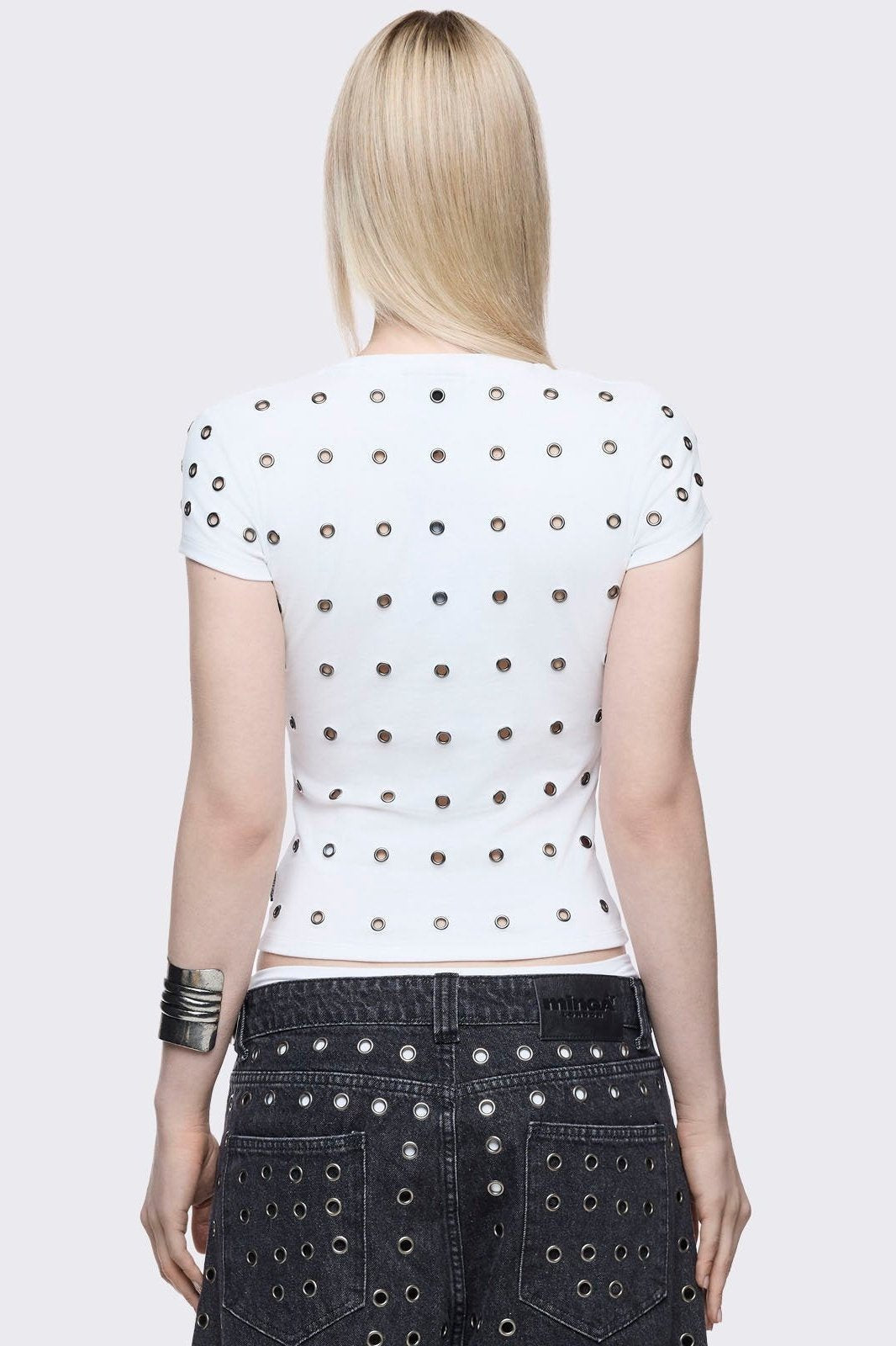 Minga London Rogue White Baby Tee