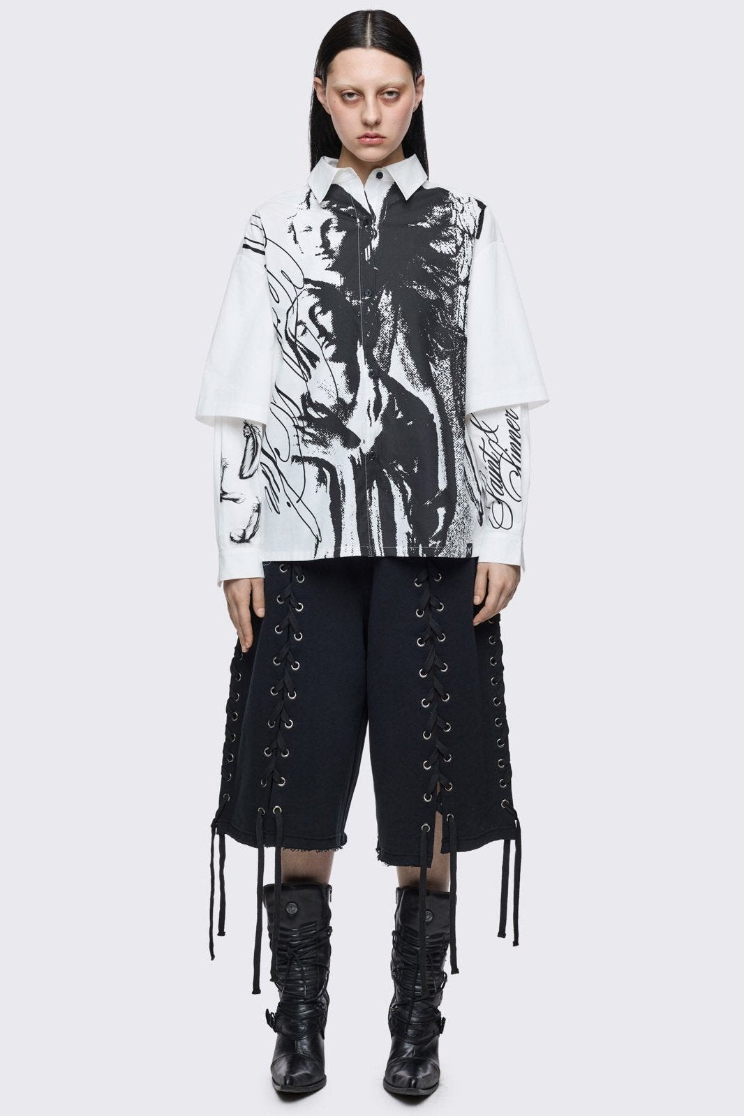 Minga London Faith & Sin Layered Shirt