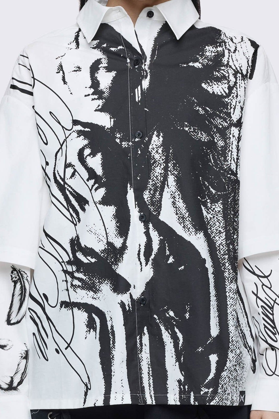 Minga London Faith & Sin Layered Shirt