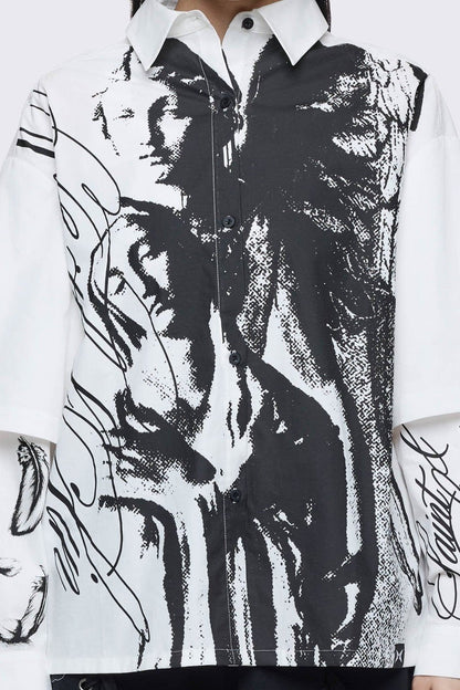 Minga London Faith & Sin Layered Shirt