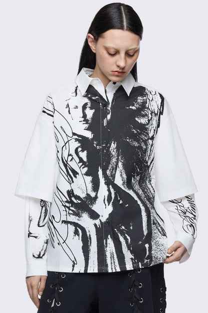 Minga London Faith & Sin Layered Shirt