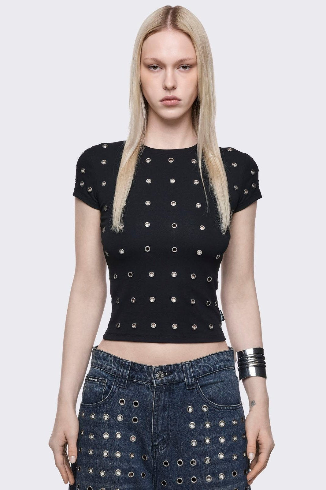 Minga London Rogue Black Baby Tee