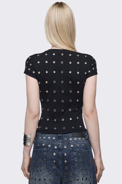 Minga London Rogue Black Baby Tee