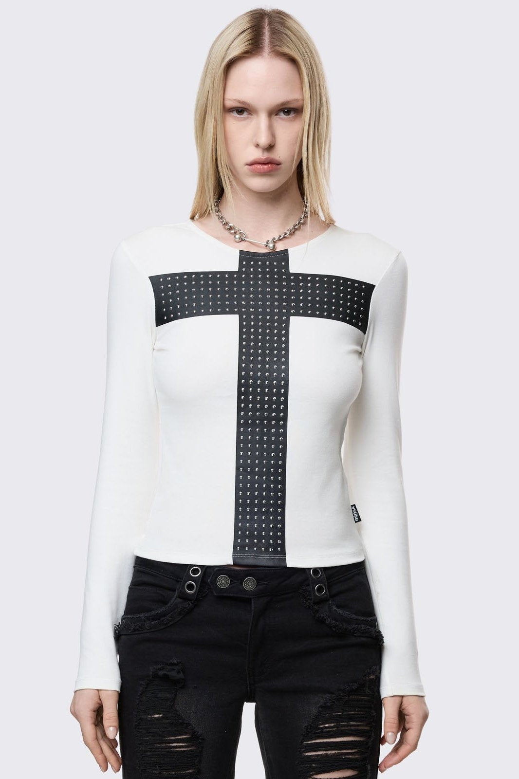 Minga London Damned White Top