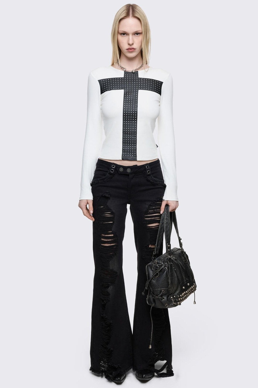 Minga London Damned White Top