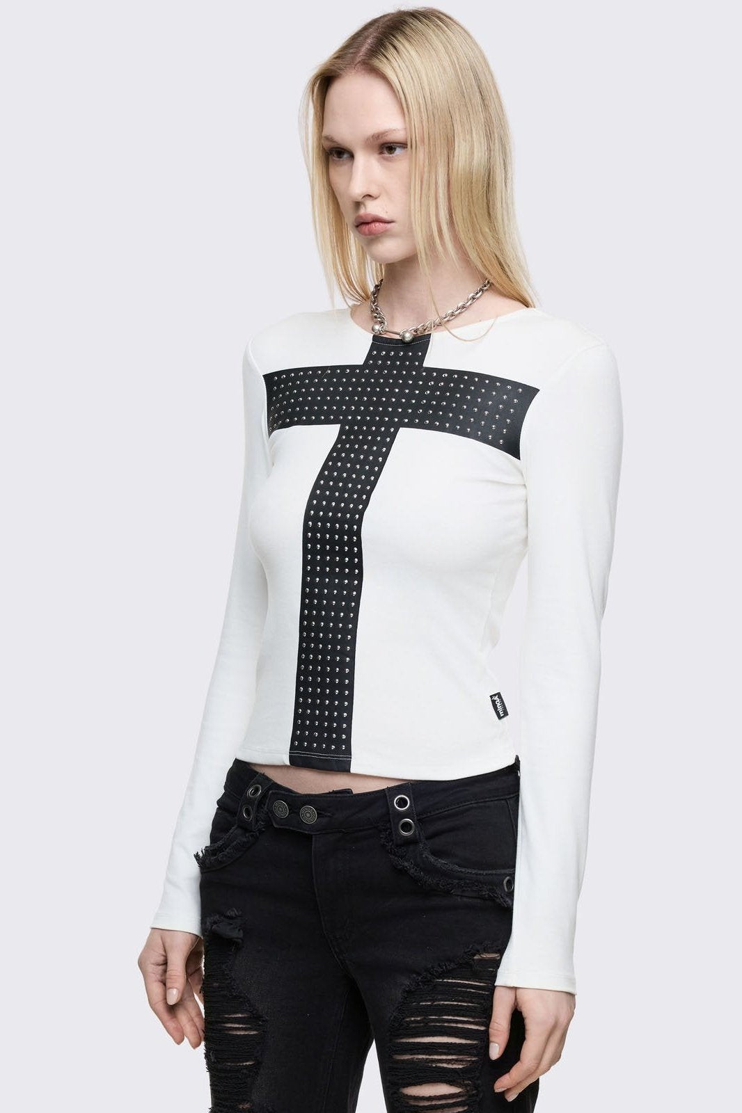Minga London Damned White Top