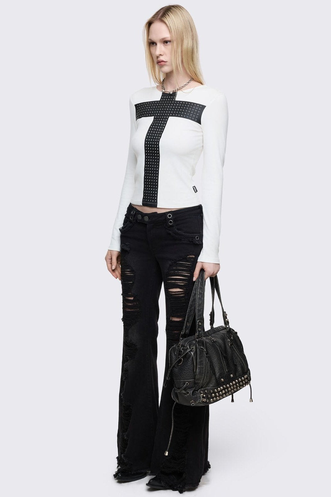 Minga London Damned White Top