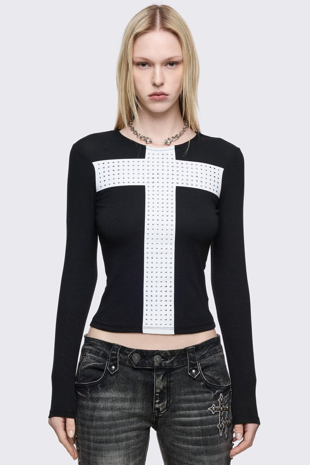 Minga London Damned Black Top