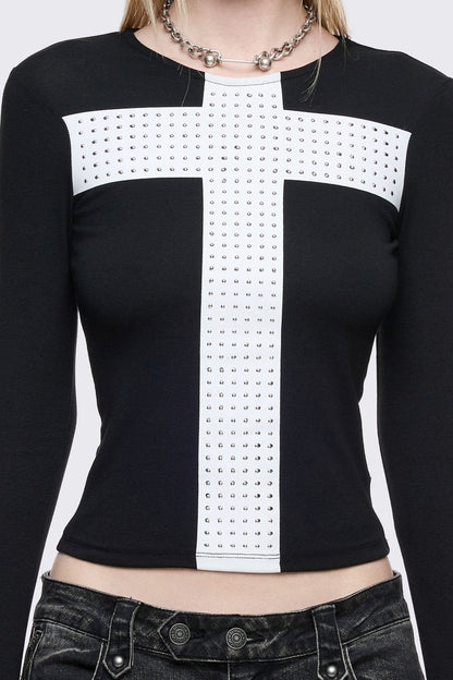 Minga London Damned Black Top
