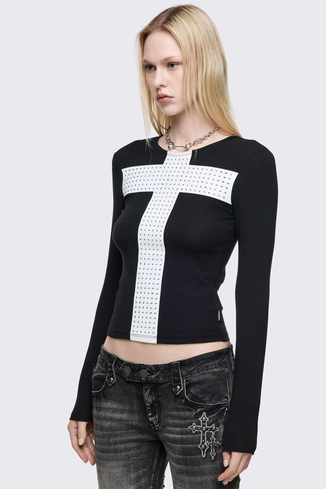 Minga London Damned Black Top
