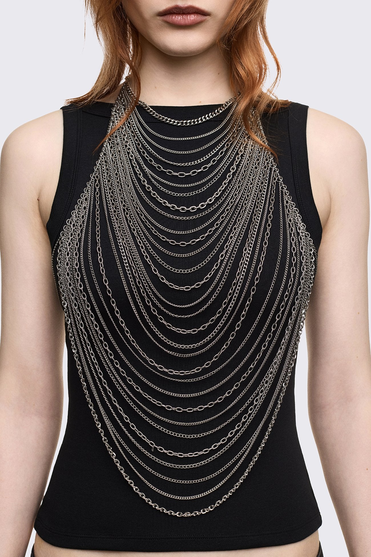 Minga London Missing Link Body Chain Top