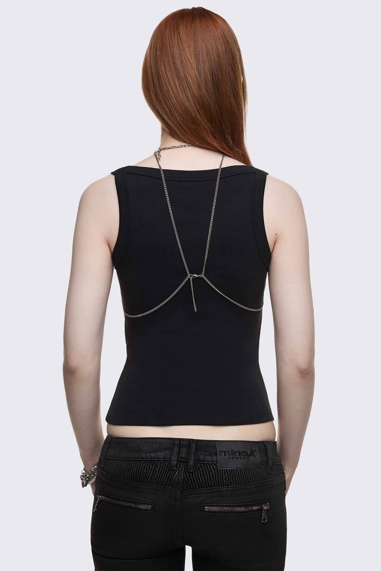 Minga London Missing Link Body Chain Top