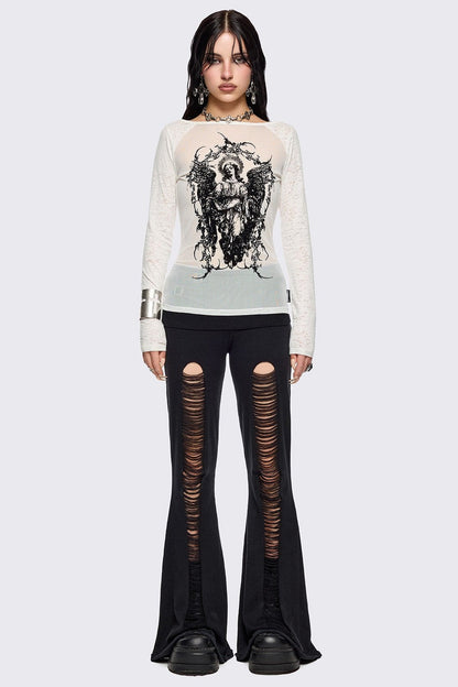 Minga London Broken Flare Pants