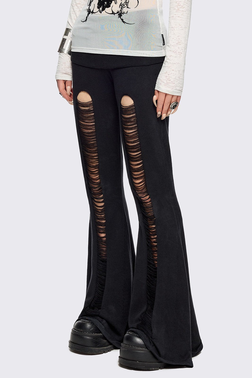 Minga London Broken Flare Pants