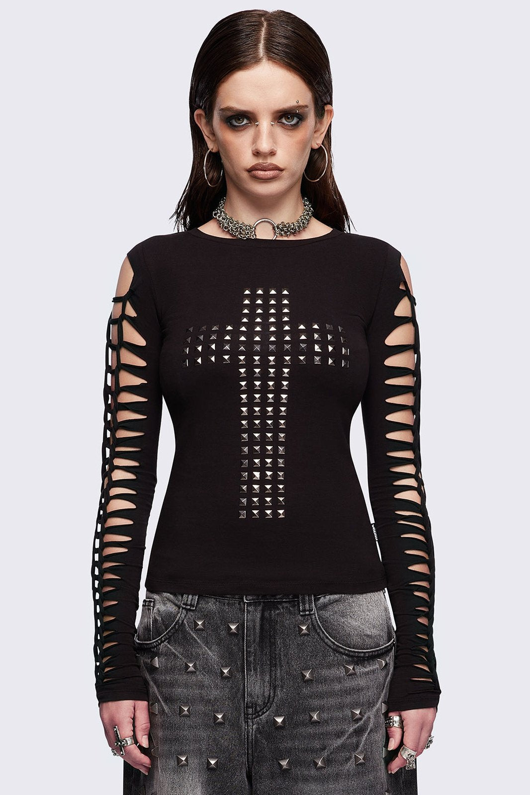Minga London Redemption Slashed Top