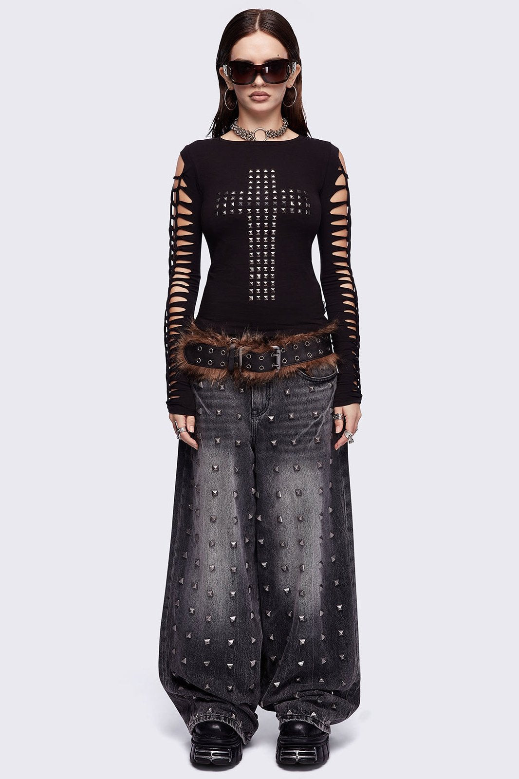 Minga London Redemption Slashed Top