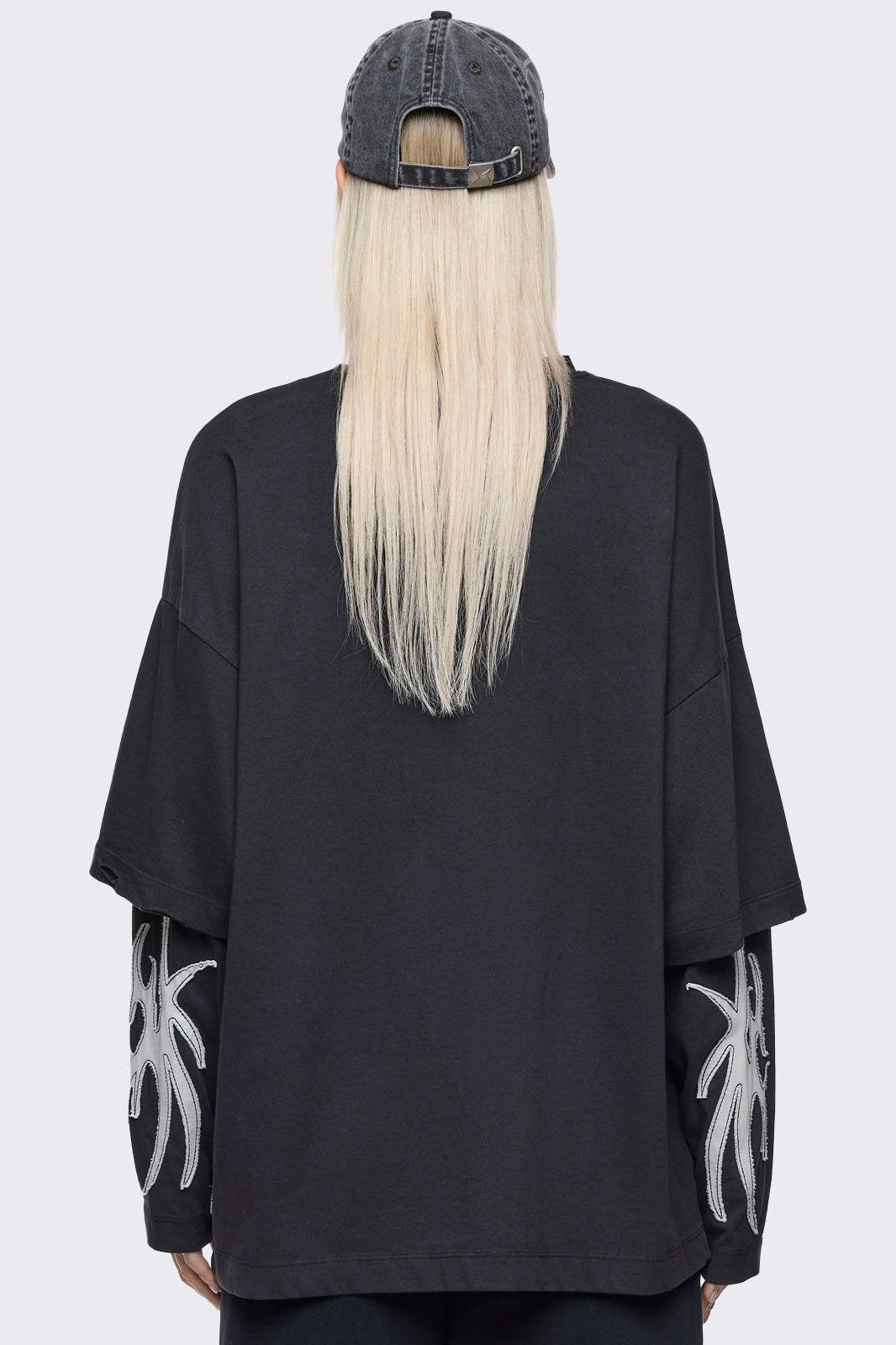 Minga London Luvx Black Layered T-Shirt