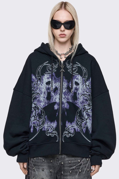 Minga London Murmur Zip Up Hoodie