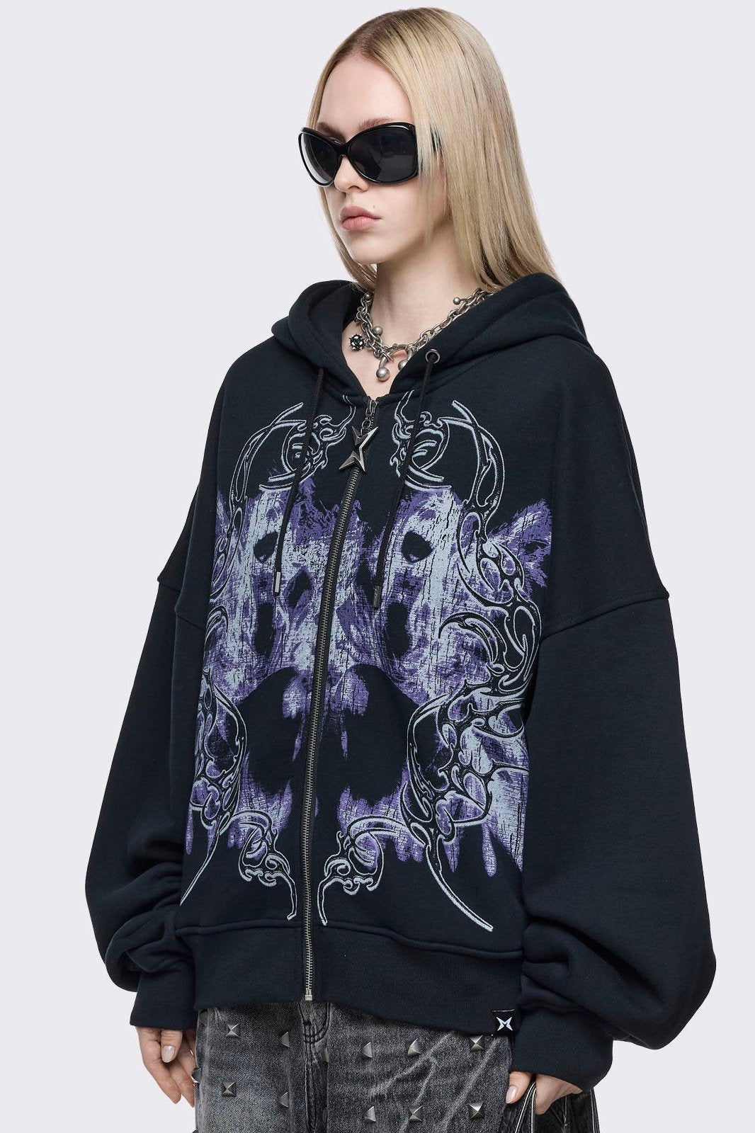 Minga London Murmur Zip Up Hoodie