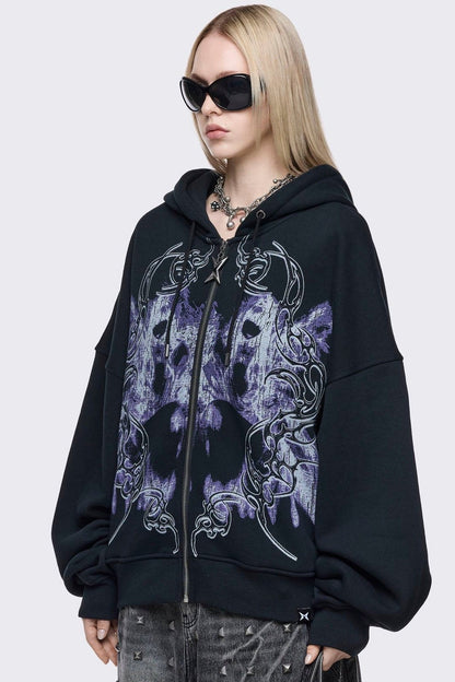 Minga London Murmur Zip Up Hoodie