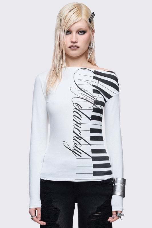 Minga London Melancholy Off-Shoulder Top