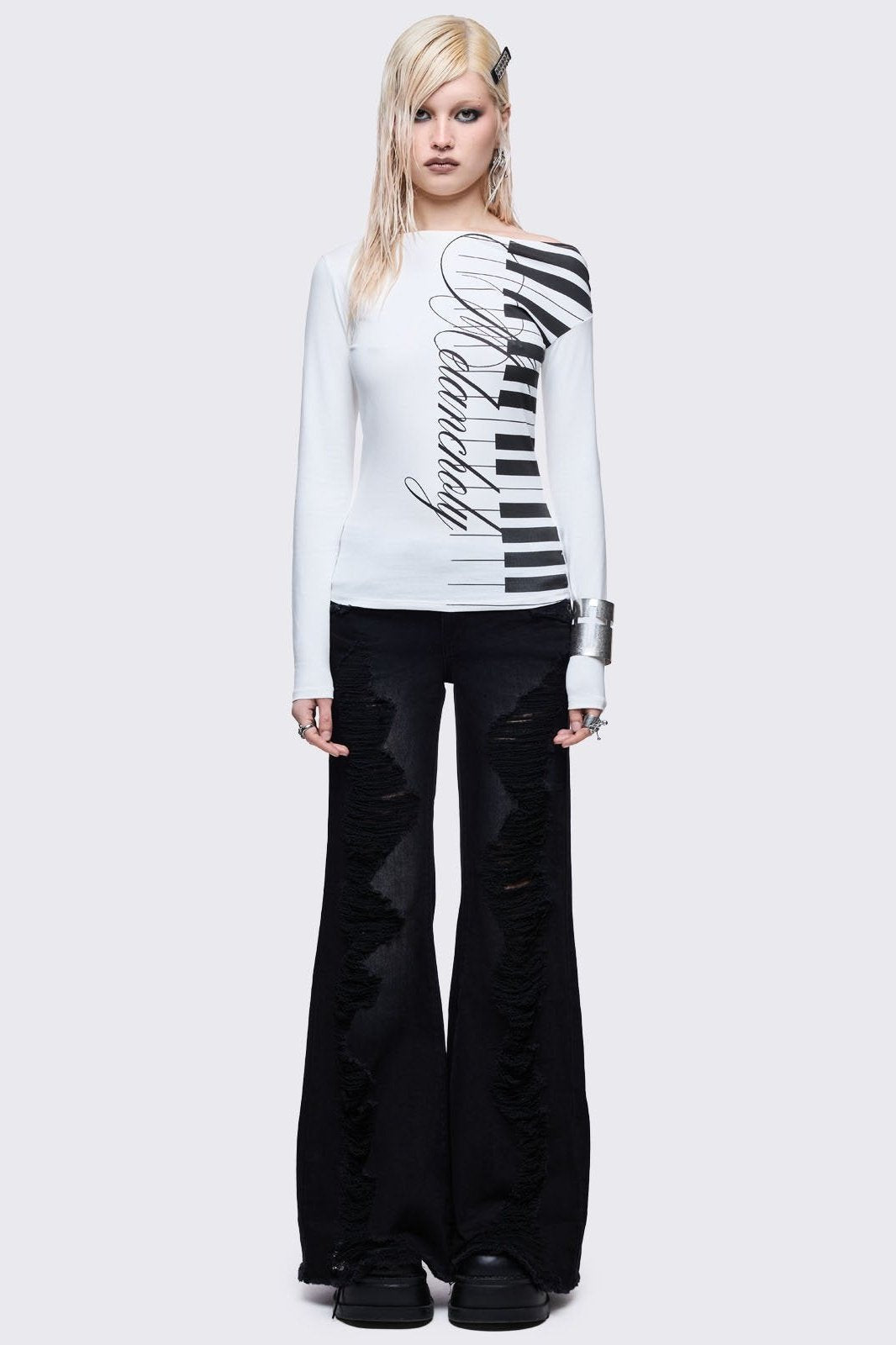 Minga London Melancholy Off-Shoulder Top