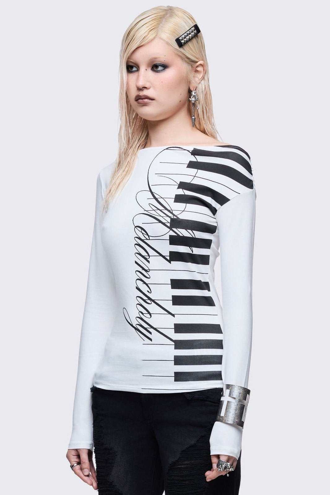 Minga London Melancholy Off-Shoulder Top