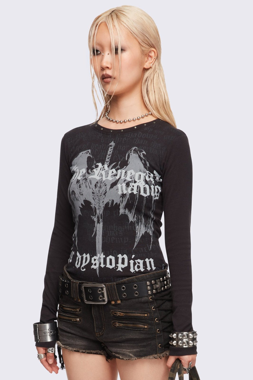 Minga London Dystopian Top