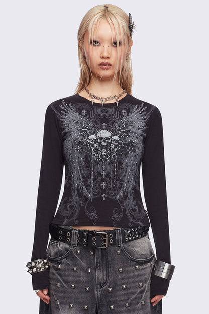 Minga London Graveborn Black Top