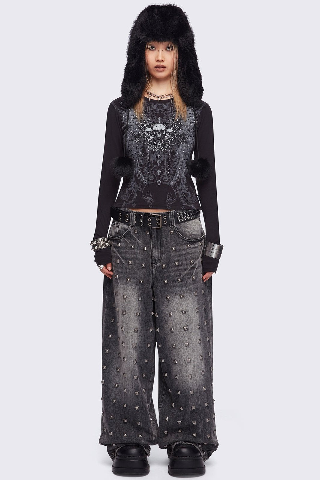 Minga London Graveborn Black Top