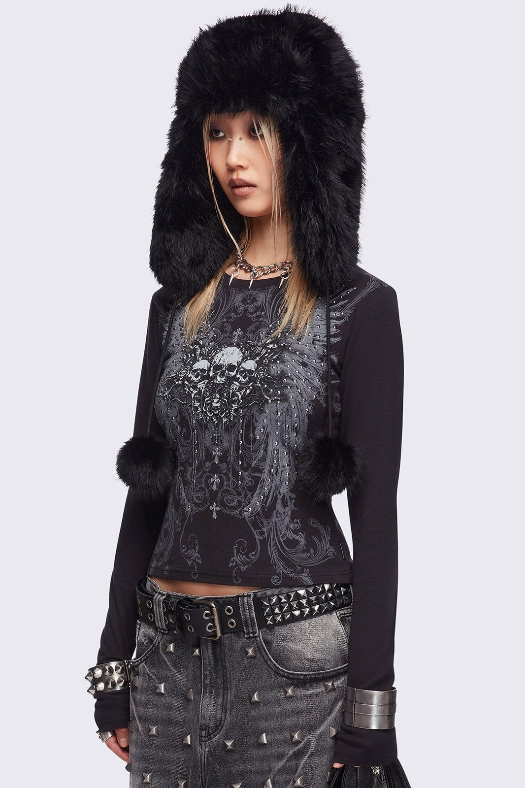 Minga London Graveborn Black Top