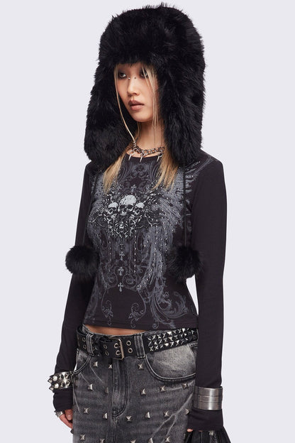 Minga London Graveborn Black Top